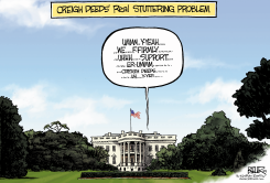 LOCAL VA - STUTTERING IN THE GOVERNORS RACE  by Nate Beeler