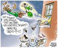 OBAMA AS PETER PAN  by John Cole