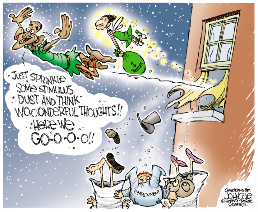 Obama as Peter Pan COLOR