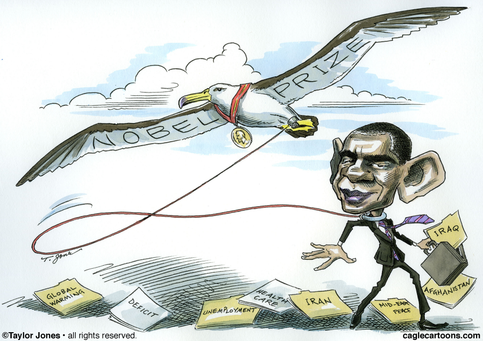  OBAMA WINS NOBEL PRIZE  by Taylor Jones