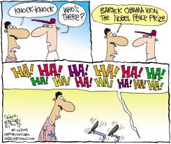 OBAMAS PEACE PRIZE  by Gary McCoy