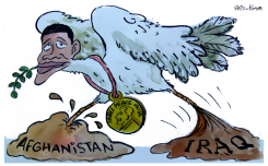 OBAMA PEACE PRIZE -  by Christo Komarnitski