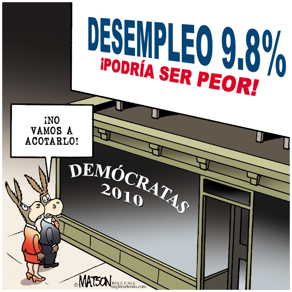 Tasa de Desempleo del 9.8% / COLOR