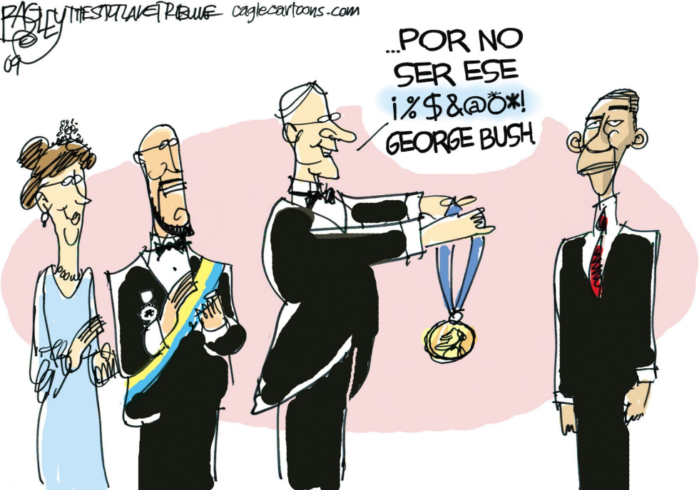  PREMIO NOBEL DE CONSOLACION  by Pat Bagley