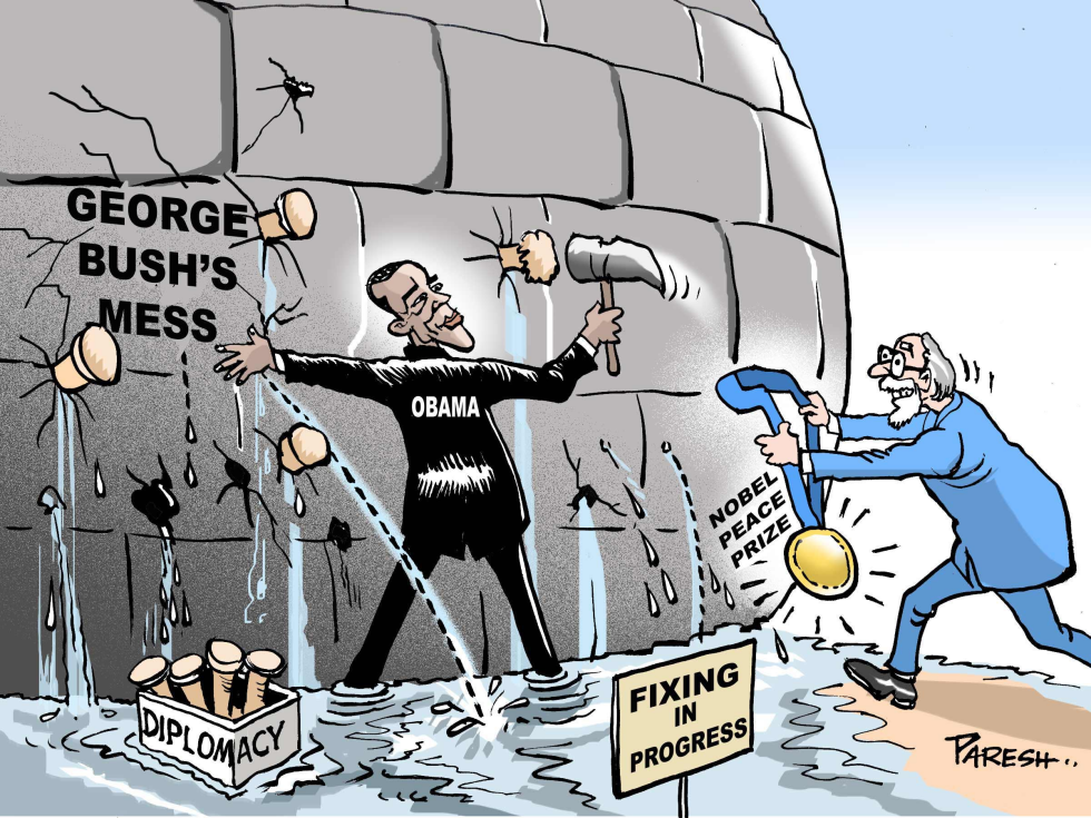  NOBEL PRIZE FOR OBAMA by Paresh Nath