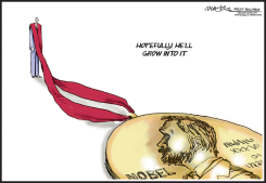 OBAMA 2 GROW INTO PRIZE by J.D. Crowe