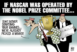 NOBEL AND NASCAR,  by Randy Bish