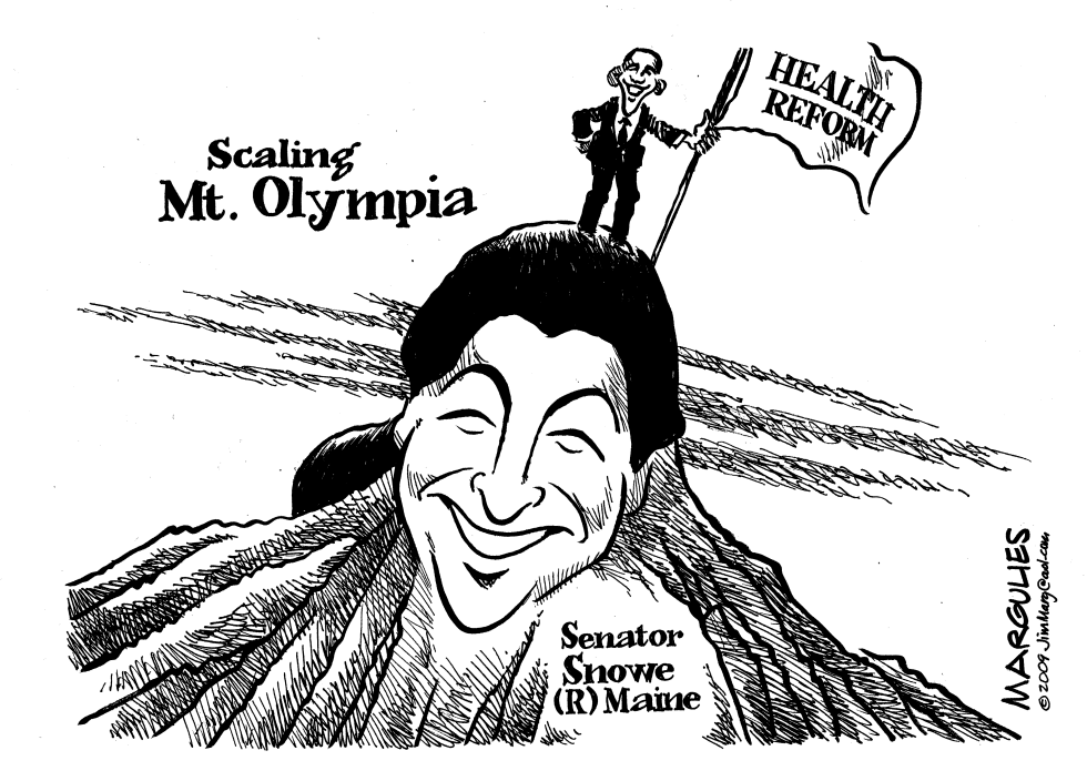 Olympia Snowe votes yes