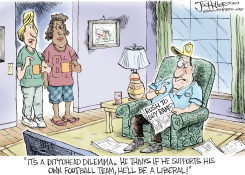 RUSH NFL OWNER by Joe Heller
