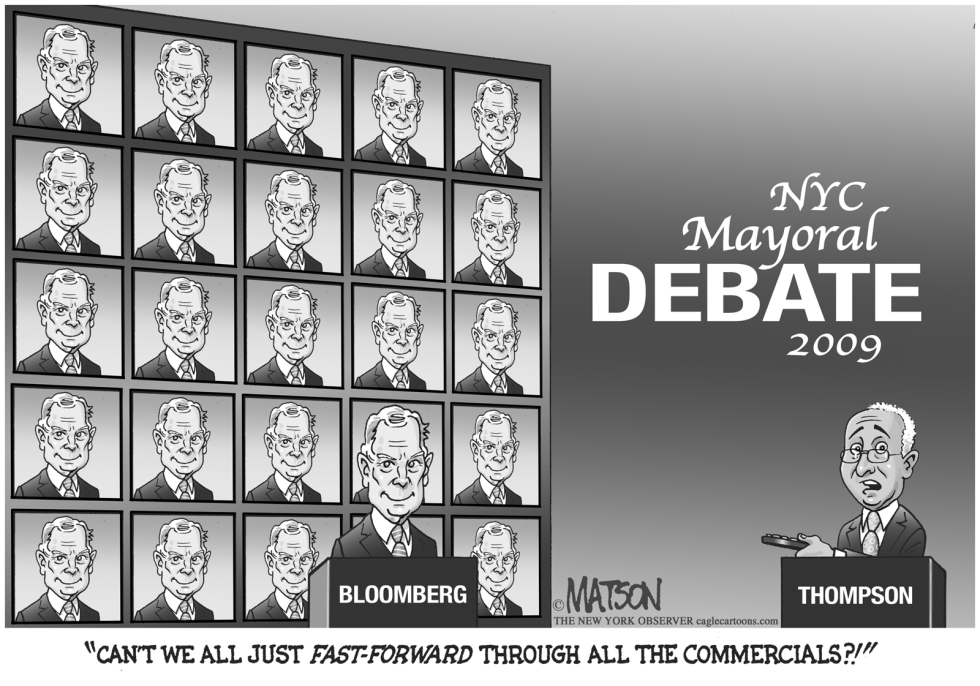 Local NYC-Bloomberg Ads Dominate NYC Mayoral Race