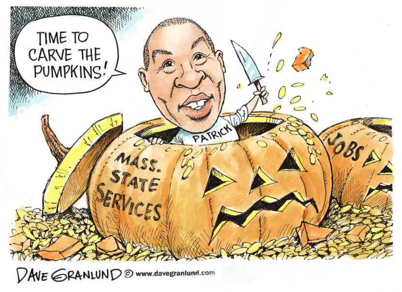 Mass. Gov Patrick cutting services