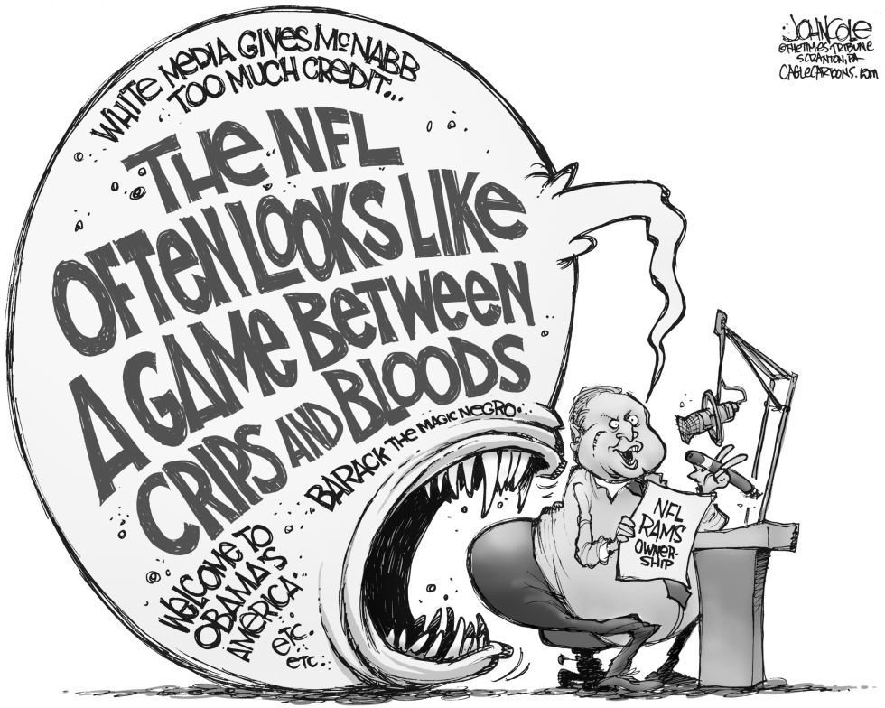 Rush and the Rams BW