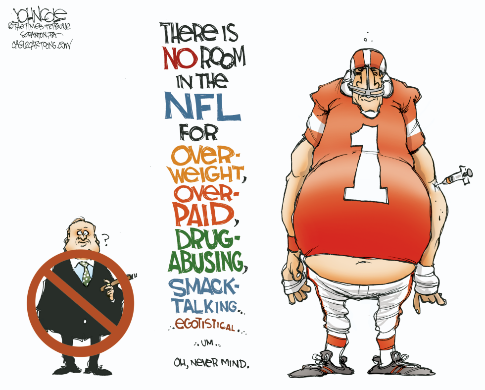 Limbaugh and the NFL COLOR