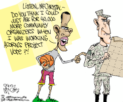 OBAMA SCOLDS MCCHRYSTAL  by Gary McCoy