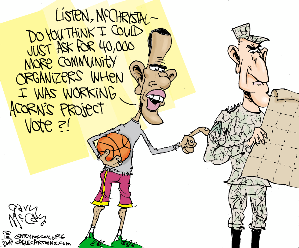  OBAMA SCOLDS MCCHRYSTAL by Gary McCoy