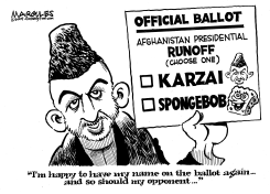 AFGHANISTAN RUNOFF ELECTION by Jimmy Margulies