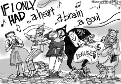 WIZARD OF WALL STREET by Pat Bagley