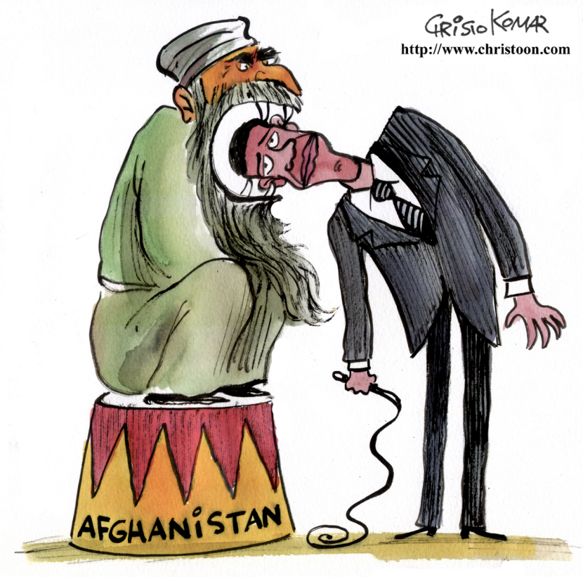 Obama the tamer - color