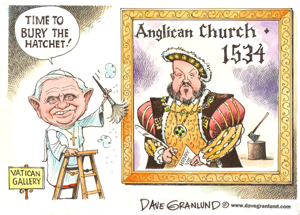 Pope welcomes Anglicans back