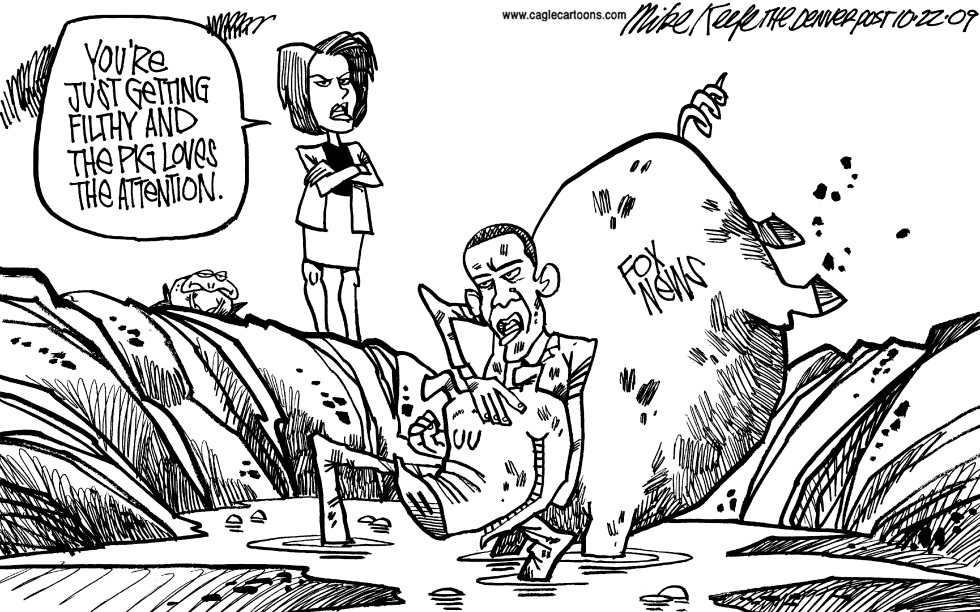 Obama Wrestles Fox