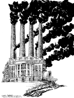 WHITE HOUSE AIR by Daryl Cagle