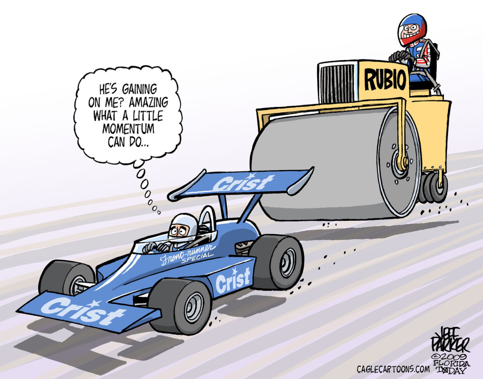 LOCAL FL RUBIO MAKES IT A RACE by Jeff Parker