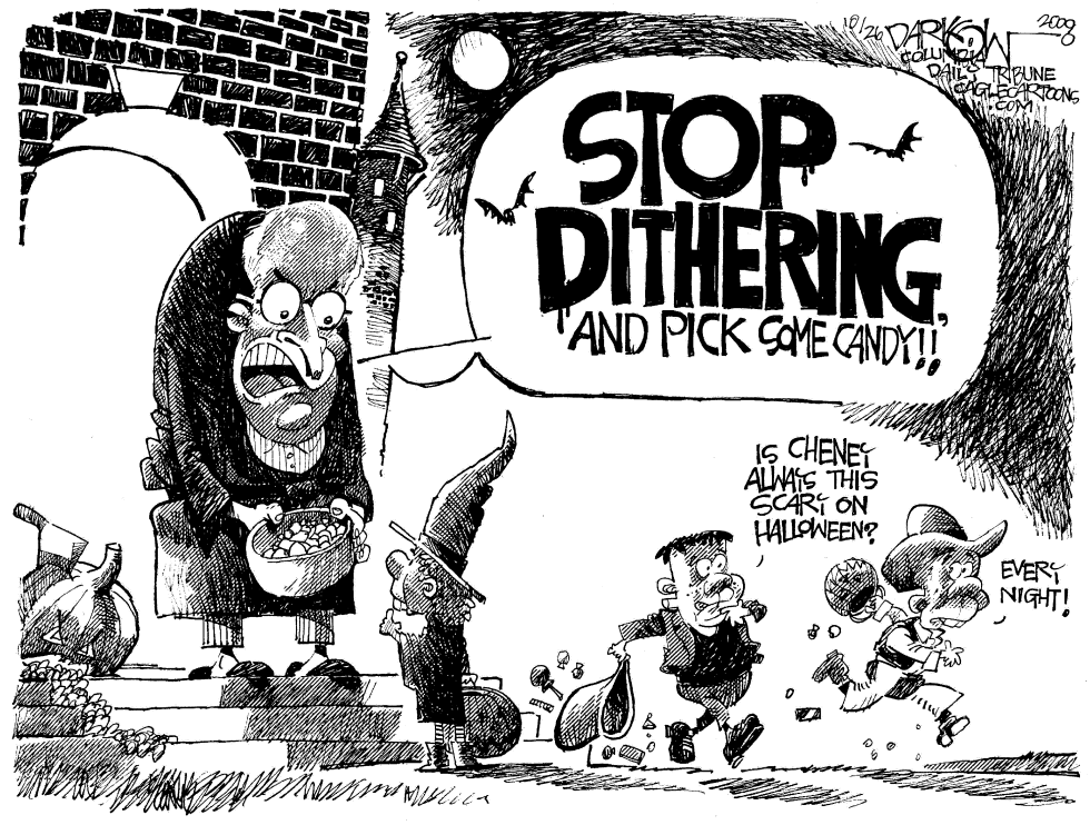  STOP DITHERING by John Darkow