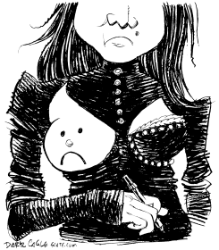 SAD JANET by Daryl Cagle