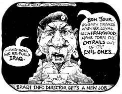 IRAQI INFO DIRECTOR by Sandy Huffaker