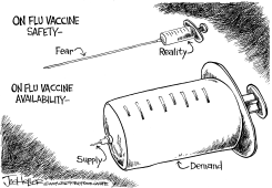 FLU VACCINE by Joe Heller