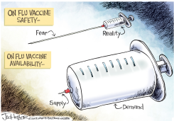 FLU VACCINE by Joe Heller