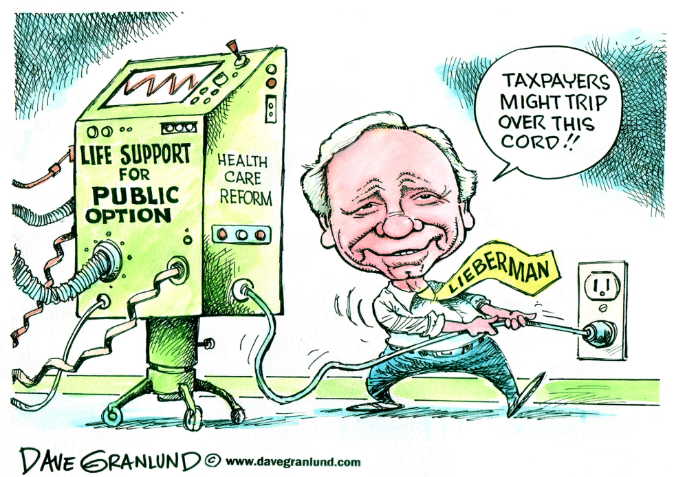  LIEBERMAN AND HEALTHCARE OPTION by Dave Granlund