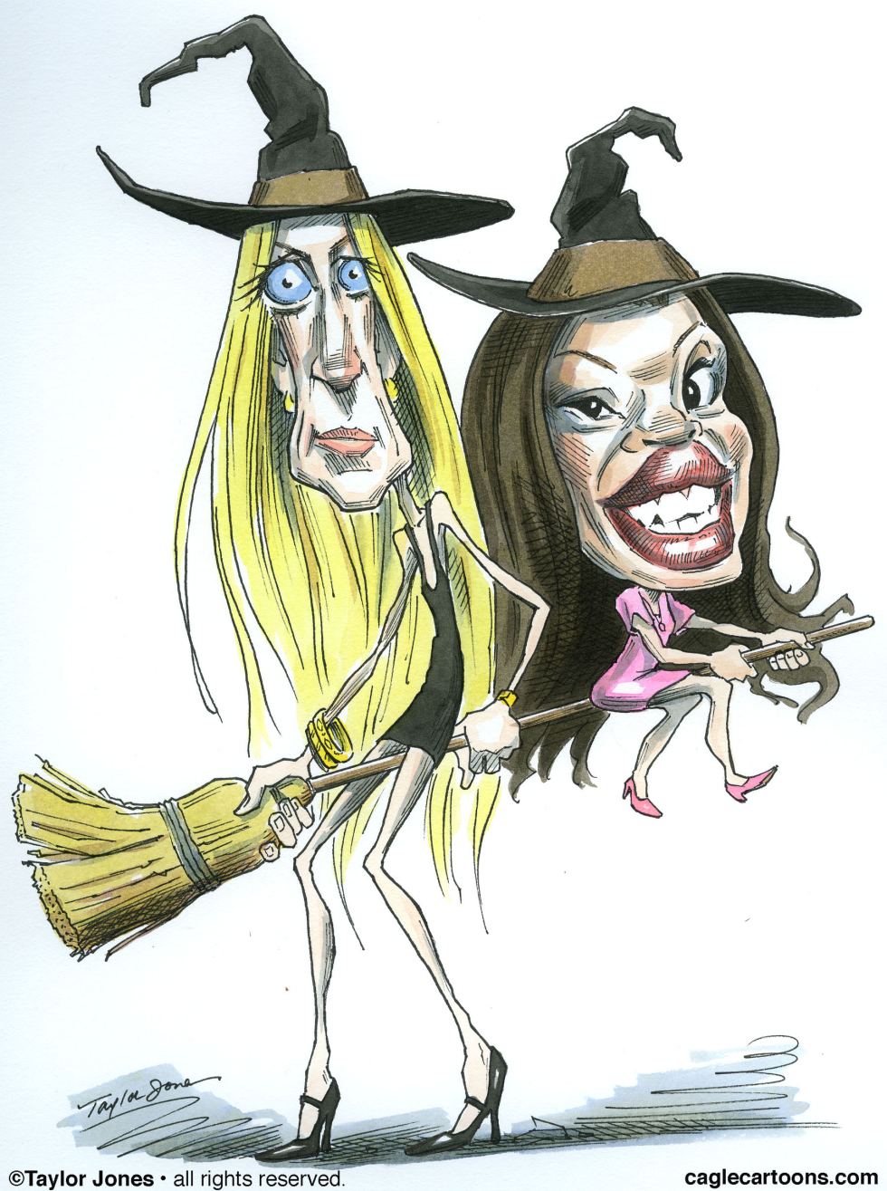 Ann Coulter and Michelle Malkin - COLOR