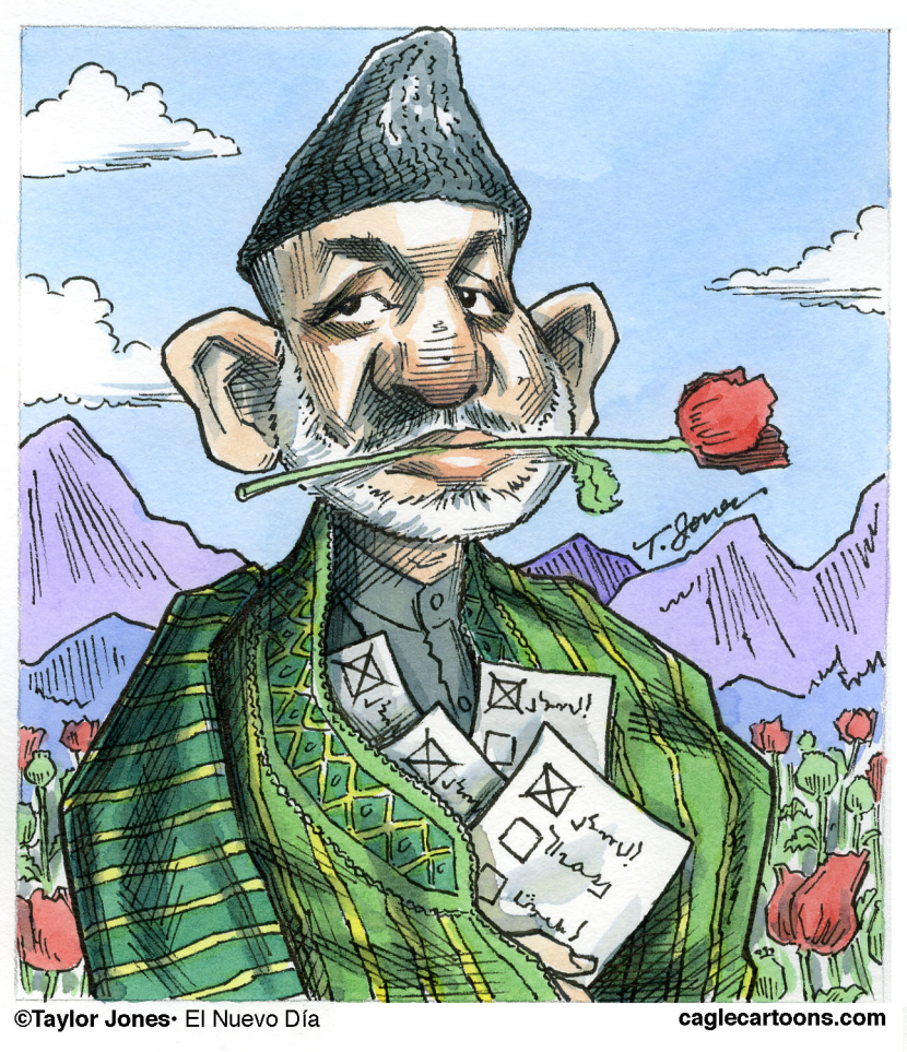 Hamid Karzai - COLOR