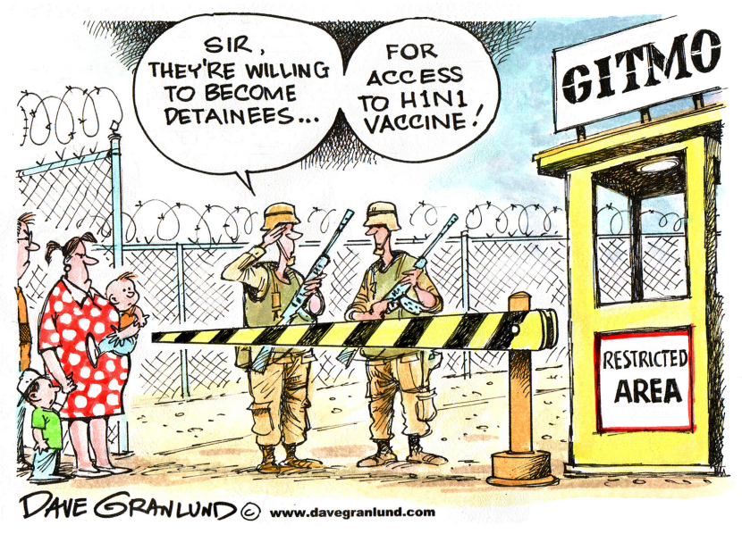 GITMO and H1N1 vaccine