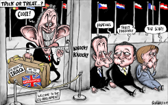 TONY BLAIRS CHANCES OF BEING EU PRESIDENT DIMINSH by Brian Adcock