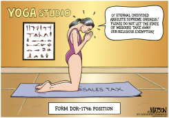 LOCAL MO-YOGA SALES TAX EXEMPTION THREATENED by R.J. Matson
