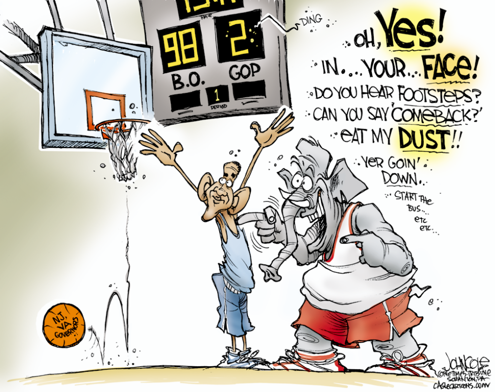 GOP shoots and scores COLOR
