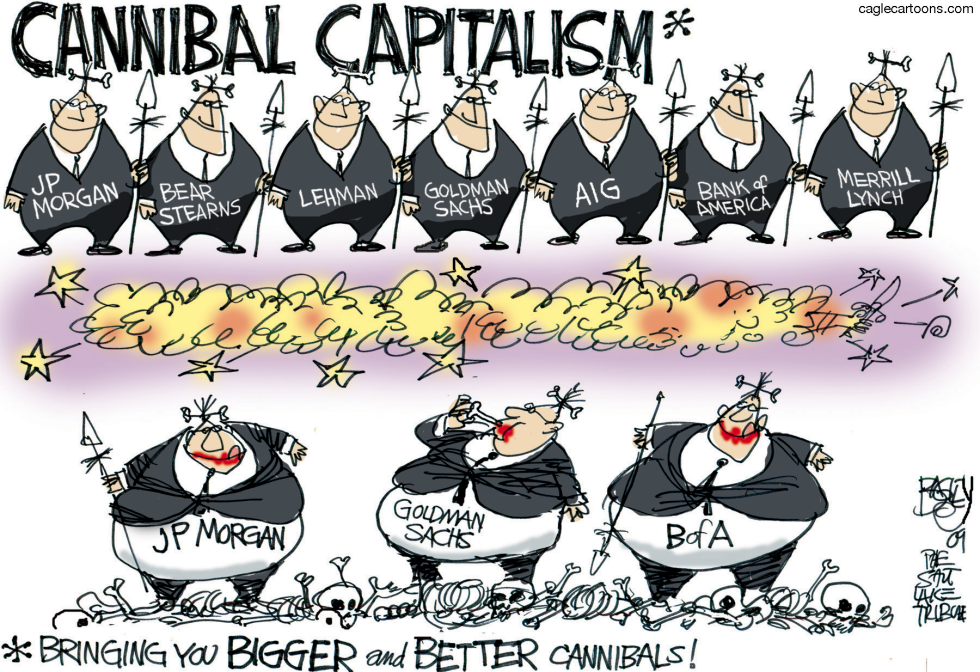 Wall Street Cannibals COLOR