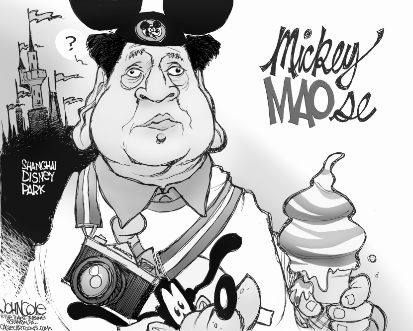 Disney World goes to China BW