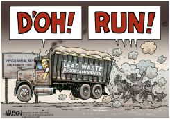 LOCAL MO-DOE RUN LEAD WASTE POLLUTION by R.J. Matson