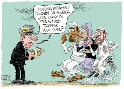 MUSLIMS CONDEMN FT. HOOD VIOLENCE  by Daryl Cagle