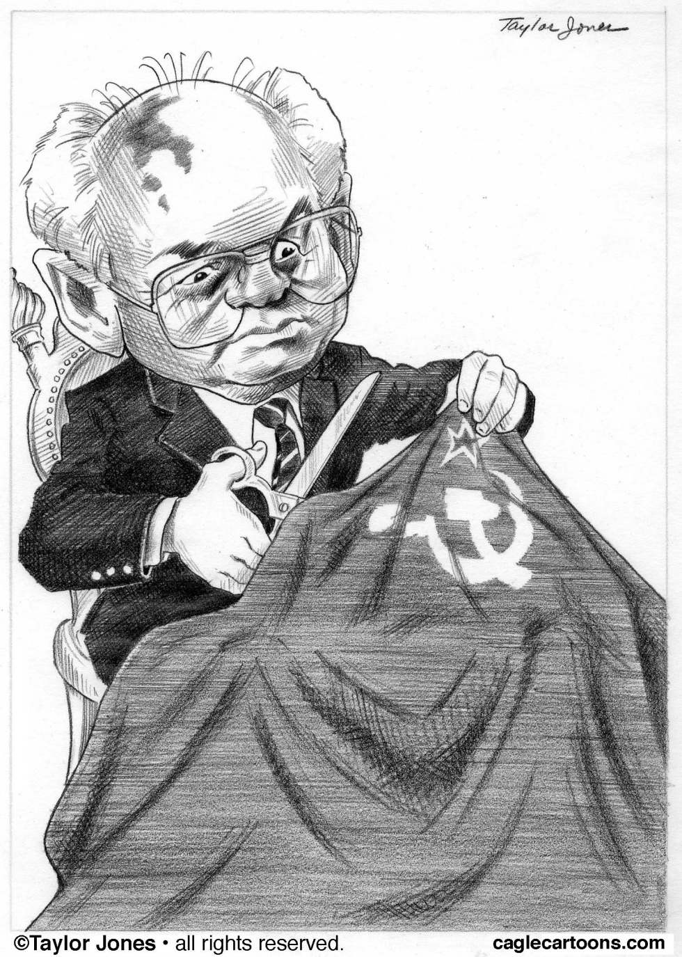  MIKHAIL GORBACHEV  by Taylor Jones