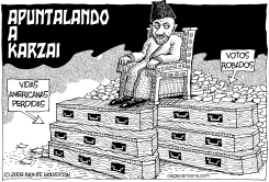 APUNTALANDO A KARZAI by Monte Wolverton
