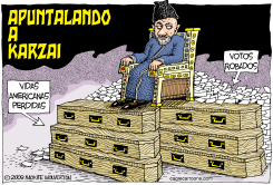 APUNTALANDO A KARZAI /  by Monte Wolverton