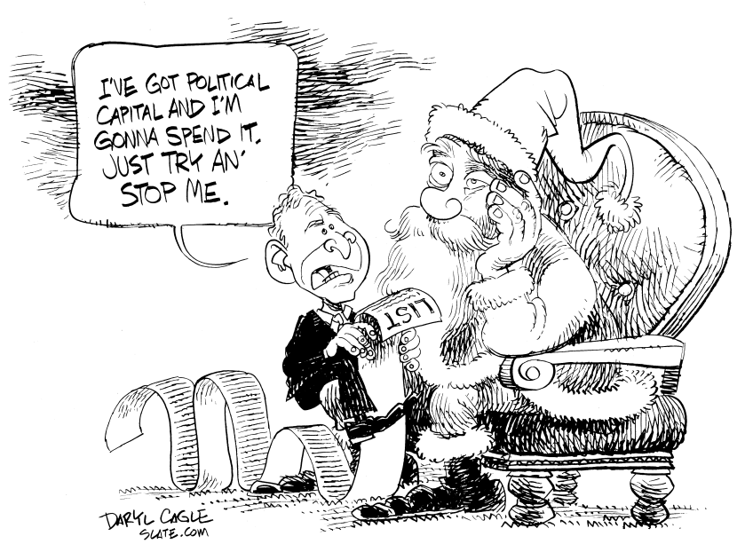 Bush and Santa