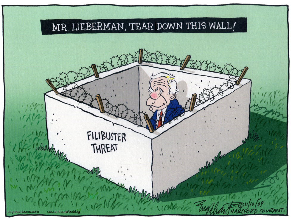  JOE LIEBERMAN by Bob Englehart