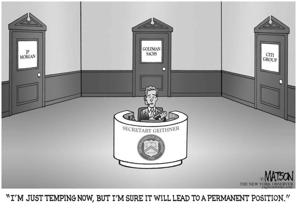  SECRETARY GEITHNER by RJ Matson