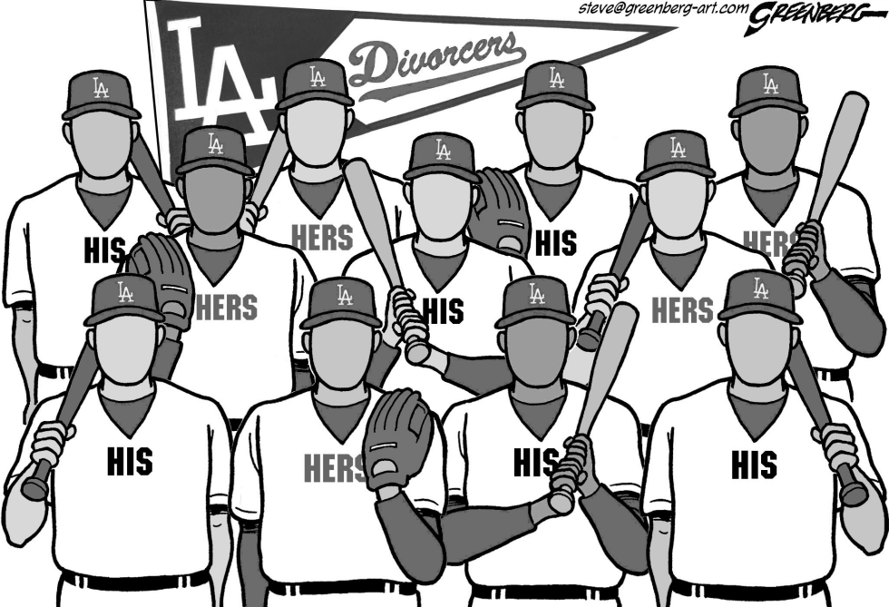 Dodgers divorce bw