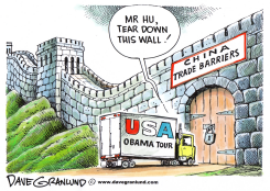 OBAMA ASIA TOUR by Dave Granlund